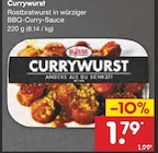 Aktuelles Currywurst Angebot bei Netto Marken-Discount in Stuttgart ab 1,79 €