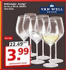 Weißweinglas 'Prestige' von Van Well Design im aktuellen Segmüller Prospekt für 3,99 €