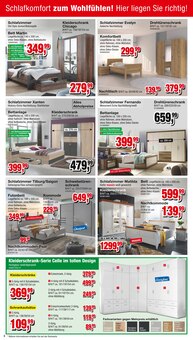 Kleiderschrank im aktuellen Die Möbelfundgrube Prospekt (Saarbrücken) Kleiderschrank im Die Möbelfundgrube Prospekt "Unglaubliche Tiefpreise!" mit 23 Seiten (Saarbrücken)