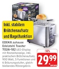 Edelstahl Toaster TO24-182 im Angebot bei E center in Villingen-Schwenningen Edelstahl Toaster TO24-182 Angebote von EDEKA zuhause bei E center Villingen-Schwenningen für 29,99 €