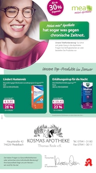 Aktueller mea - meine apotheke Prospekt "Unsere Januar-Angebote" für Pfedelbach Aktueller mea - meine apotheke Prospekt für Pfedelbach mit Seiten