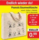 Peanuts Baumwolltasche bei Zimmermann im Prospekt "" für 0,99 €