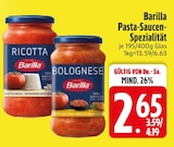 Pasta-Saucen-Spezialität von Barilla im aktuellen EDEKA Prospekt für 2,65 €