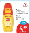 Multi Insect Insektenschutz Spray von Autan im aktuellen budni Prospekt