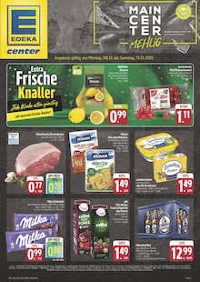 E center Prospekt der Woche "Wir lieben Lebensmittel!" Seite 1, 08.12.2025 bis 13.12.2025 für Zellingen Aktueller E center Prospekt "Wir lieben Lebensmittel!" Seite 1 von 30 Seiten für Zellingen