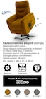 Fauteuil releveur élégant Georges - Hexa en promo chez Technicien de Santé Fauteuil releveur élégant Georges - Hexa dans le catalogue Technicien de Santé