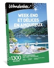 Promo Coffret cadeau Wonderbox Week-end et délices en amoureux à 199,90 € dans le catalogue Fnac à Cergy