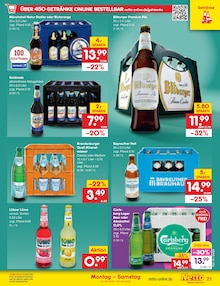 Bier im Netto Marken-Discount Prospekt "Aktuelle Angebote" mit 75 Seiten (Stralsund)