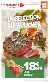 Prospectus Supermarchés Carrefour Market en cours à Ferrières-Saint-Mary et alentours, "LA SÉLECTION DU BOUCHER", 12 pages, 29/09/2026 - 04/10/2026 Catalogue Supermarchés Carrefour Market en cours à Ferrières-Saint-Mary et alentours, "LA SÉLECTION DU BOUCHER", 12 pages, 29/09/2026 - 04/10/2026