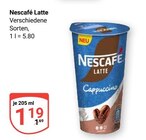 Latte Angebote von Nescafé bei GLOBUS Speyer für 1,19 €