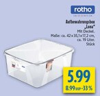 Aufbewahrungsbox 'Lona' im Angebot bei diska in Erlangen Aufbewahrungsbox 'Lona' Angebote von Rotho bei diska Erlangen für 5,99 €