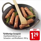 EDEKA - Grillfertige Cevapcici Angebot im Prospekt Grillfertige Cevapcici bei EDEKA im Prospekt "" für 1,29 €