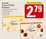 Tiamo Trüffel Pralinen Angebote von Sarotti bei WEZ Bad Oeynhausen für 2,79 €