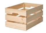 Kasten Kiefer 46x31x25 cm bei IKEA im Prospekt "" für 9,99 €