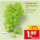 Trauben hell im Angebot bei Netto Marken-Discount in Karlsruhe Trauben hell Angebote bei Netto Marken-Discount Karlsruhe für 1,89 €