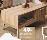 Table basse HOLM en promo chez La Foir’Fouille Le Mans à 49,99 €