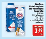Aktuelles Frische Schlag-Sahne Angebot bei Marktkauf in Nürnberg ab 2,49 €