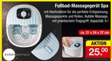 Fußbad-Massagegerät Spa Angebote bei Zimmermann Wunstorf für 25,00 €