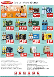 Wasser im Getränke Oase Prospekt "Aktuelle Angebote" mit 2 Seiten (Dortmund)