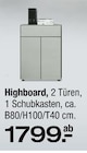 Ostermann - Highboard Angebot im Prospekt Highboard bei Ostermann im Prospekt für 1.799,00 €