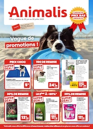 Catalogue Jardineries & Animaleries de Animalis à Plan de Campagne, avec 12 pages Prospectus Jardineries & Animaleries de Animalis à Plan de Campagne: "Vague de promotions !", 12 pages, 30/06/2025 - 20/07/2025