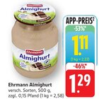 Almighurt Schokolade Angebote von Ehrmann bei EDEKA Pirmasens für 1,11 €