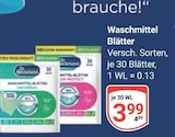 Aktuelle Waschmittel Angebote bei GLOBUS in Bochum Aktuelles Waschmittel Blätter Angebot bei GLOBUS in Bochum ab 3,99 €