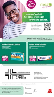 mea - meine apotheke Prospekt der Woche "Unsere Juni-Angebote" Seite 1, 01.06.2026 bis 30.06.2026 für Essen Aktueller mea - meine apotheke Prospekt "Unsere Juni-Angebote" Seite 1 von 4 Seiten für Essen