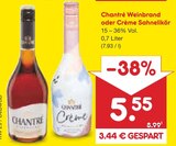 Weinbrand oder Sahnelikör im Angebot bei Netto Marken-Discount in Filderstadt Weinbrand oder Sahnelikör Angebote von Chantré bei Netto Marken-Discount Filderstadt für 5,55 €