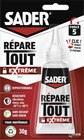 Répare tout extrème 30 g - Sader en promo chez Géant Casino Répare tout extrème 30 g - Sader dans le catalogue Géant Casino