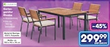 Gartengarnitur Rhodos Angebote von Juskys bei Netto Marken-Discount Neumünster für 299,99 €
