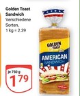 Sandwich im Angebot bei GLOBUS in Plauen Sandwich Angebote von Golden Toast bei GLOBUS Plauen für 1,79 €