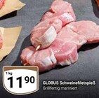 Aktuelle Schweinefleisch Angebote bei GLOBUS in Braunschweig Aktuelles Schweinefiletspieß Angebot bei GLOBUS in Braunschweig ab 11,90 €