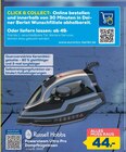 Powersteam Ultra Pro Dampfbügeleisen bei EURONICS im Ennepetal Prospekt für 44,00 €