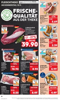 Rindfleisch im Kaufland Prospekt "Aktuelle Angebote" mit 64 Seiten (Mönchengladbach)