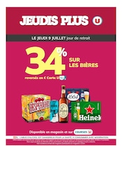 Catalogue U Express à Venelles cette semaine, valable du 07/07/2026 au 09/07/2026 Prospectus U Express à Venelles, "JEUDIS PLUS U", 1 page de promos valables du 07/07/2026 au 09/07/2026