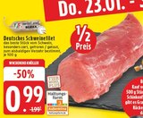 Aktuelles Deutsches Schweinefilet Angebot bei E center in Köln ab 0,99 €