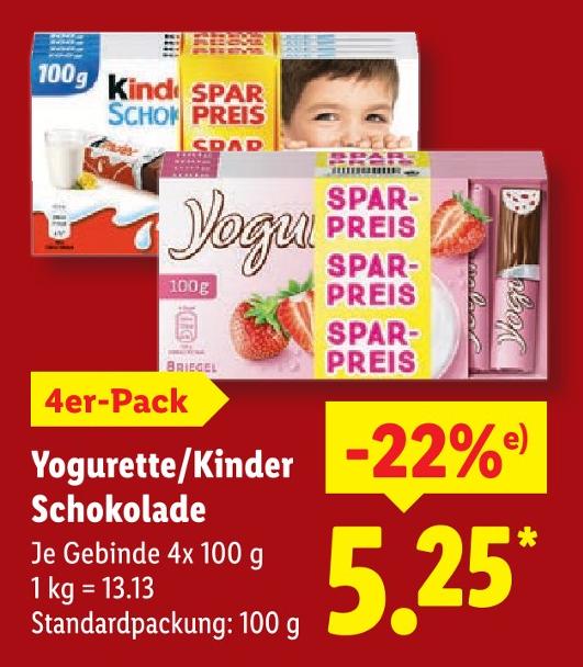 Kinder Schokolade