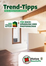 Hotze Baustoffe Prospekt für Suthfeld: "Trend-Tipps FÜR DIE ENERGETISCHE SANIERUNG", 14 Seiten, 24.05.2024 - 02.06.2024
