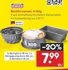 Aktuelles Backformenset, 3-teilig Angebot bei Netto Marken-Discount in Saarbrücken ab 7,99 €