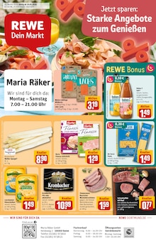 Aktueller REWE Prospekt "Dein Markt" für Hamm Aktueller REWE Prospekt für Hamm mit Seiten