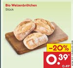 Bio Weizenbrötchen im Angebot bei Netto Marken-Discount in Mühlhausen Bio Weizenbrötchen Angebote bei Netto Marken-Discount Mühlhausen für 0,39 €