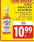 Kentucky Straight Bourbon Whiskey im Angebot bei EDEKA in Jena Kentucky Straight Bourbon Whiskey Angebote von Jim Beam bei EDEKA Jena für 10,99 €