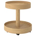 Beistelltisch mit Rollen Eichenfurnier von STOCKHOLM 2025 für 149,00 € bei IKEA im Angebot Beistelltisch mit Rollen Eichenfurnier von STOCKHOLM 2025 im aktuellen IKEA Prospekt