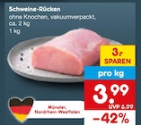 Schweine-Rücken im Angebot bei Netto Marken-Discount in Gronau Schweine-Rücken Angebote bei Netto Marken-Discount Gronau für 3,99 €