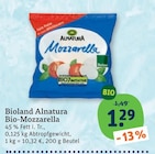 Aktuelles Bio-Mozzarella Angebot bei tegut in Stuttgart ab 1,29 €
