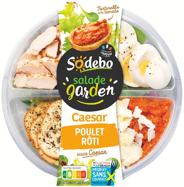 Sodebo Salade Garden Caesar