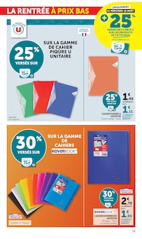 Promotion Gommette dans le prospectus Super U, valable du 11/08/2026 au 30/08/2026 Promo Gommette dans le catalogue Super U du moment à la page 13