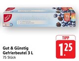 Gefrierbeutel 3 L Angebote von Gut & Günstig bei E center Frankenthal für 1,25 €