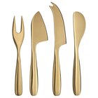Käsemesser 4er-Set messingfarben im Angebot bei IKEA in Greifswald Käsemesser 4er-Set messingfarben Angebote von TILLAGD bei IKEA Greifswald für 17,99 €